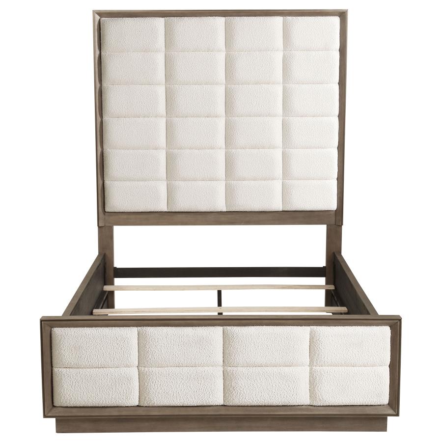 Durango 80-inch Queen Panel Bed Taupe Oak-zoom-4