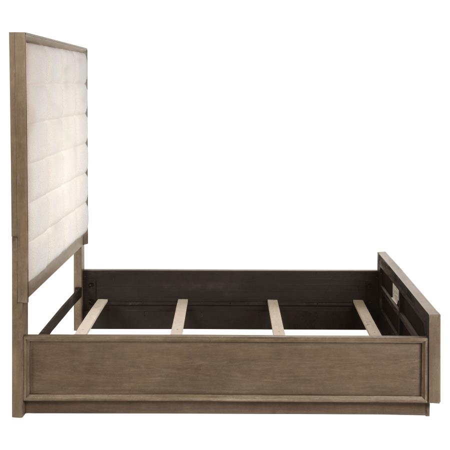 Durango 80-inch Queen Panel Bed Taupe Oak-zoom-6