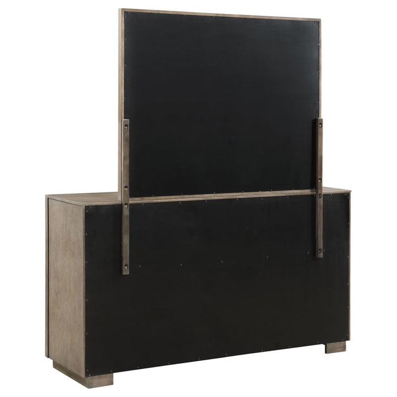 Durango 8-drawer Dresser and Mirror Taupe Oak-zoom-