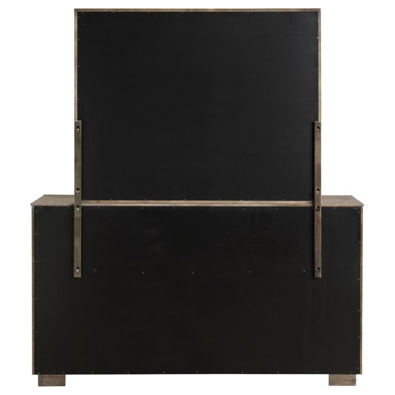 Durango 8-drawer Dresser and Mirror Taupe Oak-zoom-