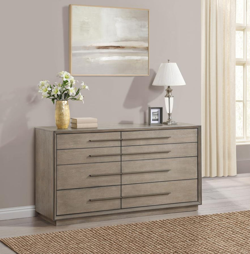 Durango 8-drawer Dresser Taupe Oak-zoom-