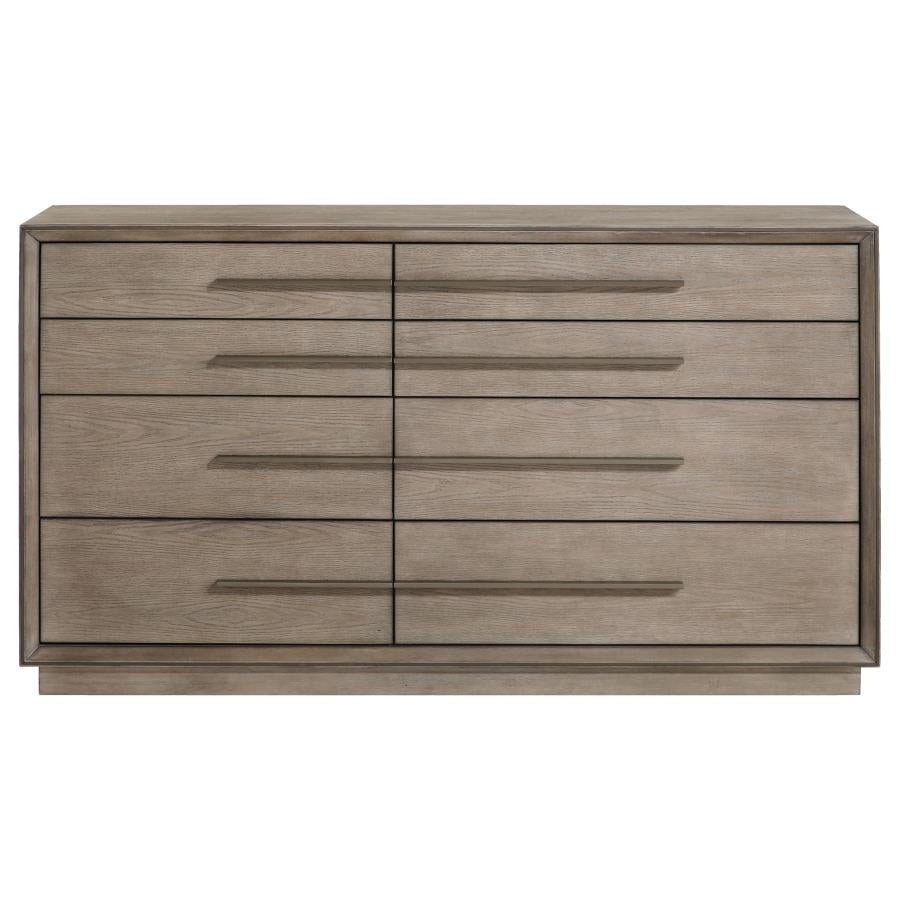 Durango 8-drawer Dresser Taupe Oak-zoom-3