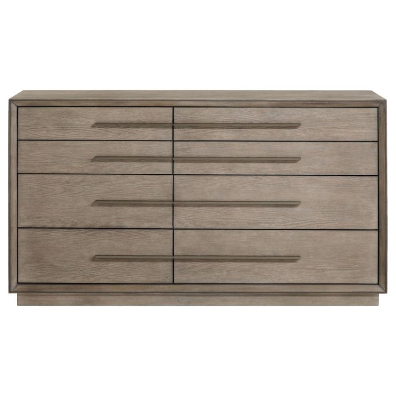 Durango 8-drawer Dresser Taupe Oak-zoom-