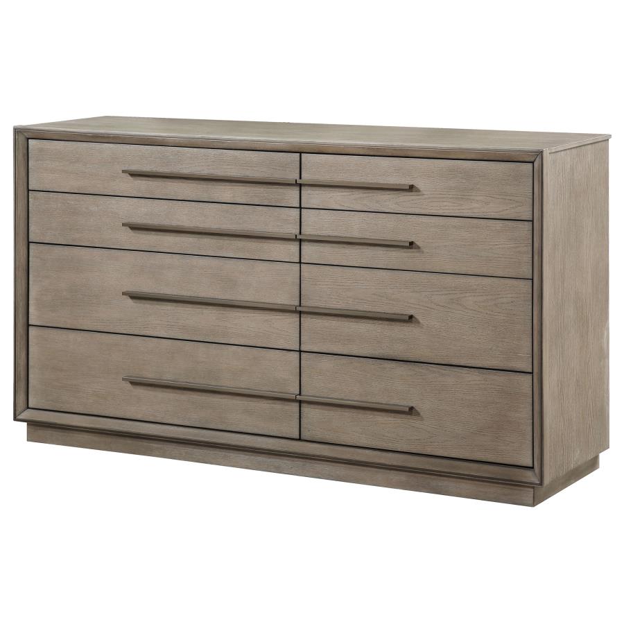 Durango 8-drawer Dresser Taupe Oak-zoom-4