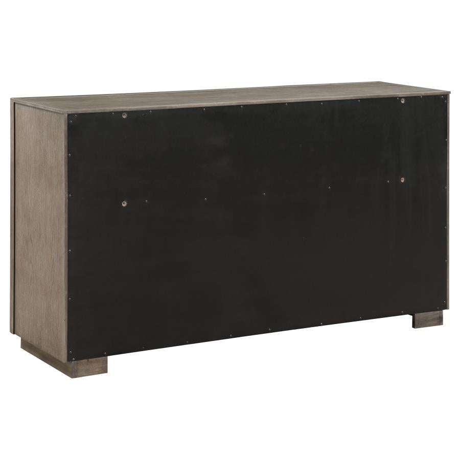 Durango 8-drawer Dresser Taupe Oak-zoom-6