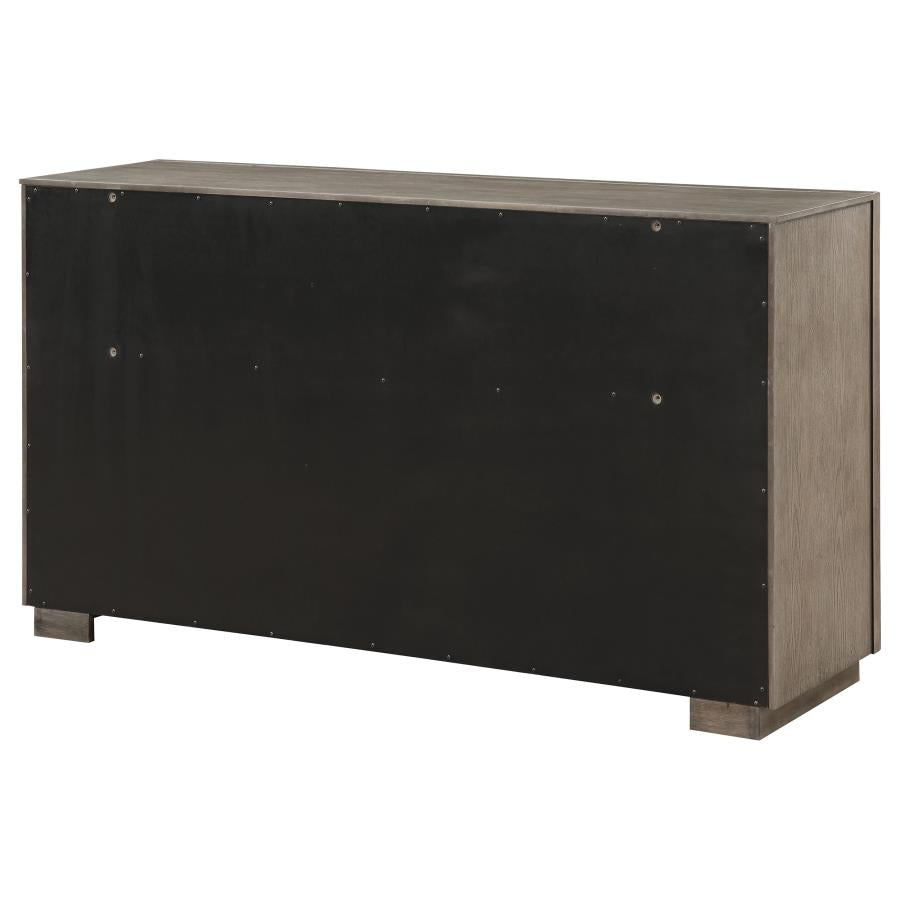 Durango 8-drawer Dresser Taupe Oak-8