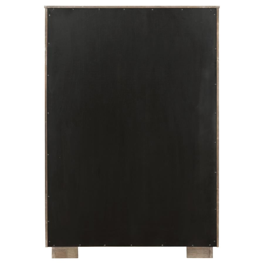 Durango 5-drawer Bedroom Chest Taupe Oak-7