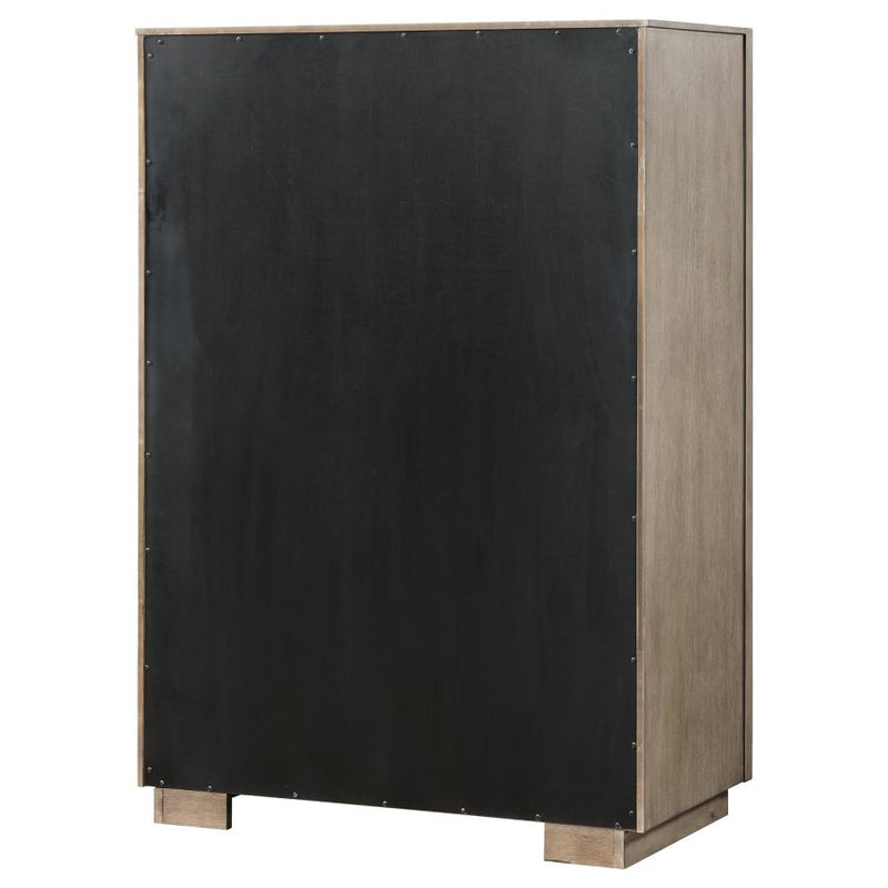 Durango 5-drawer Bedroom Chest Taupe Oak-zoom-