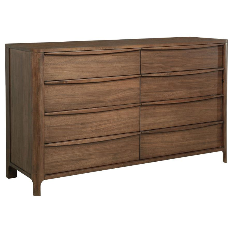 Maderia 5-piece Queen Bedroom Set Walnut-zoom-