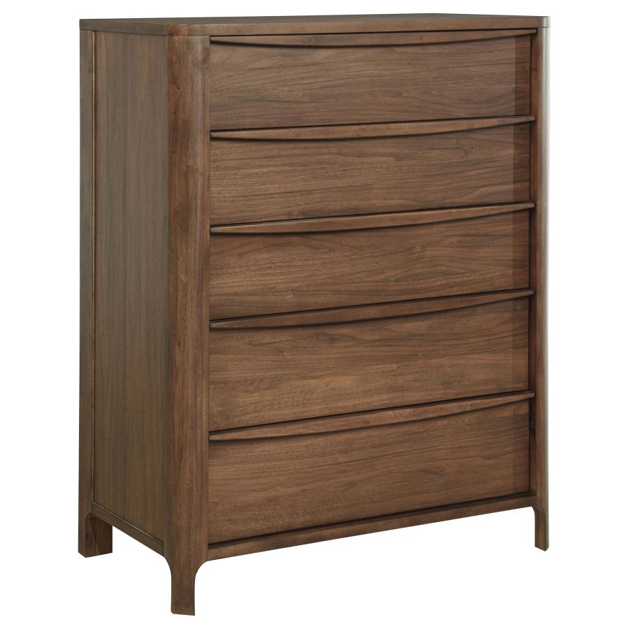 Maderia 5-piece Queen Bedroom Set Walnut-zoom-11