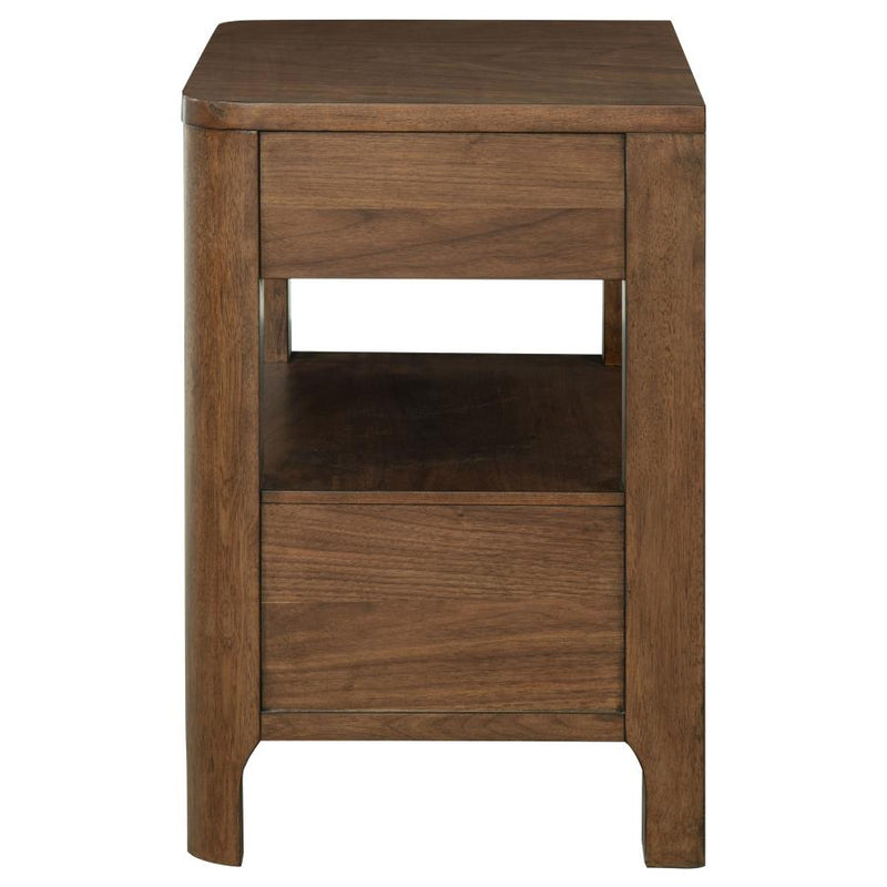 Maderia 2-drawer Nightstand Bedside Table Walnut-zoom-