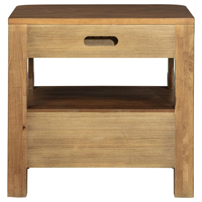 Maderia 2-drawer Nightstand Bedside Table Walnut-zoom-
