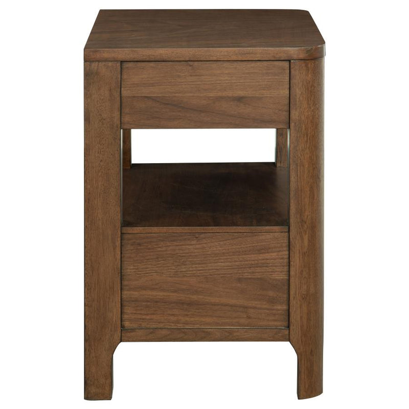 Maderia 2-drawer Nightstand Bedside Table Walnut-zoom-