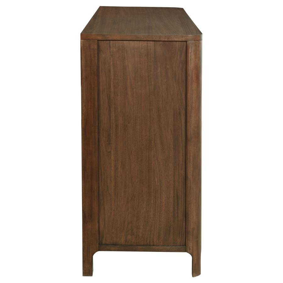 Maderia 8-drawer Dresser Cabinet Walnut-9