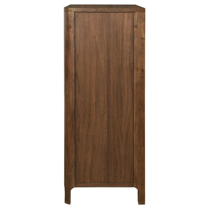 Maderia 5-drawer Chest of Drawers Walnut-zoom-