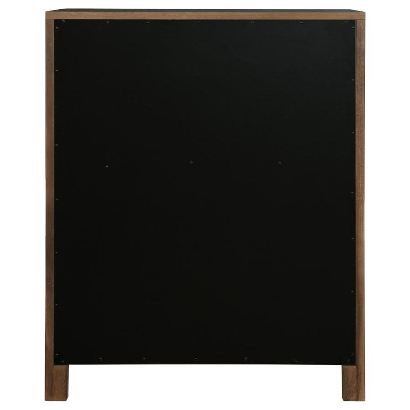 Maderia 5-drawer Chest of Drawers Walnut-zoom-