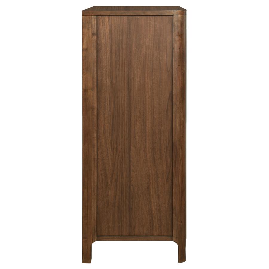 Maderia 5-drawer Chest of Drawers Walnut-9