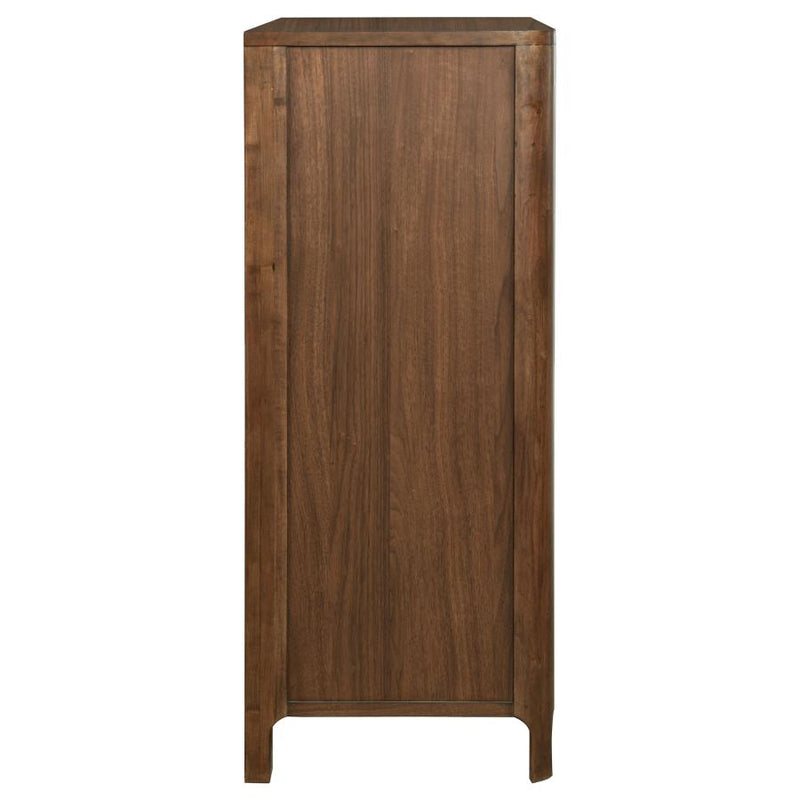 Maderia 5-drawer Chest of Drawers Walnut-zoom-