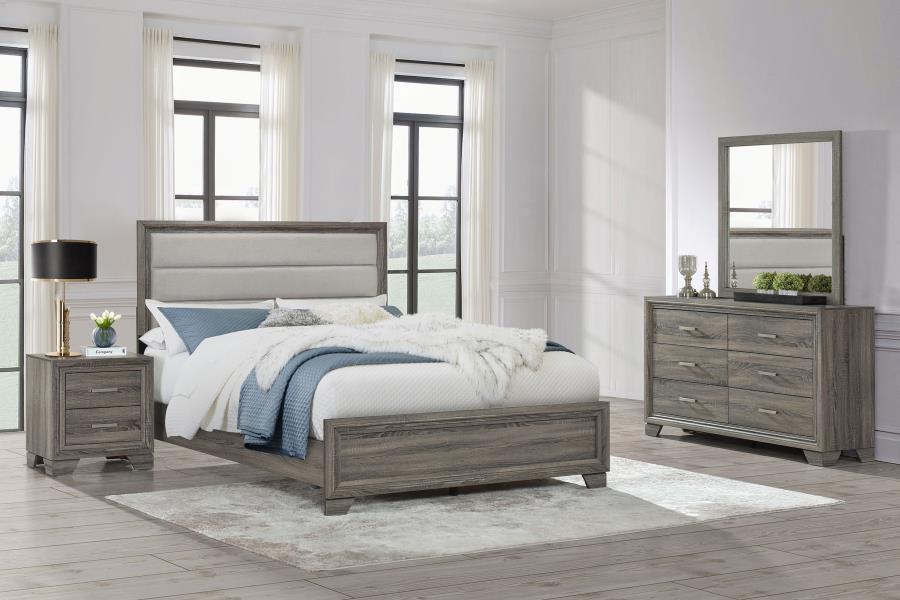 Wright 4-piece California King Bedroom Set Brown Oak-1