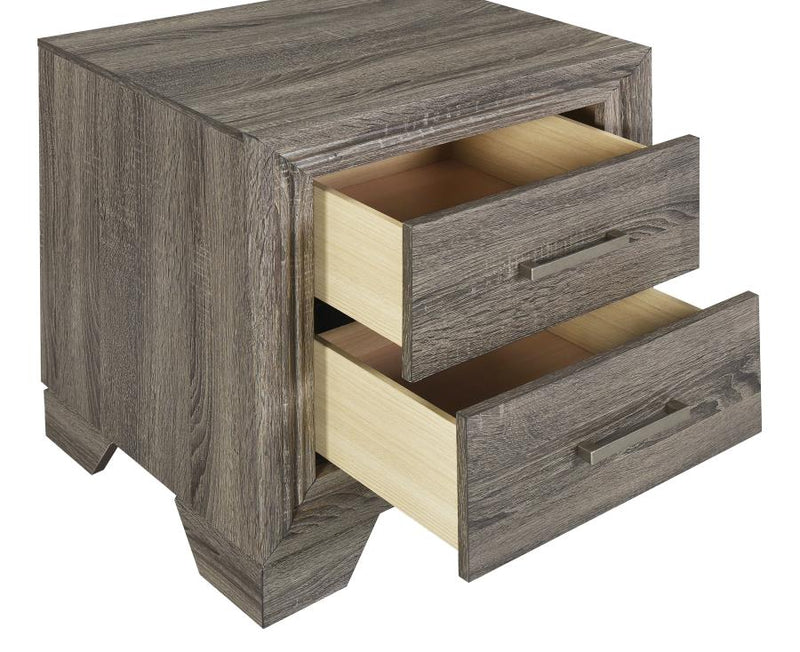 Wright 4-piece California King Bedroom Set Brown Oak-zoom-