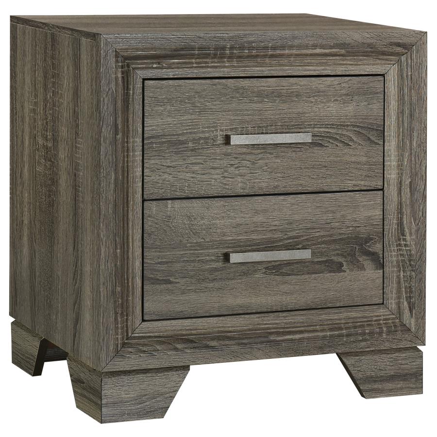 Wright 5-piece California King Bedroom Set Brown Oak-zoom-5