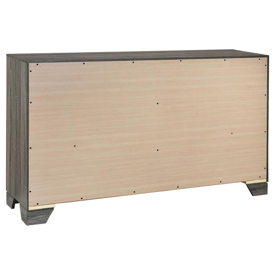 Wright 5-piece California King Bedroom Set Brown Oak-8