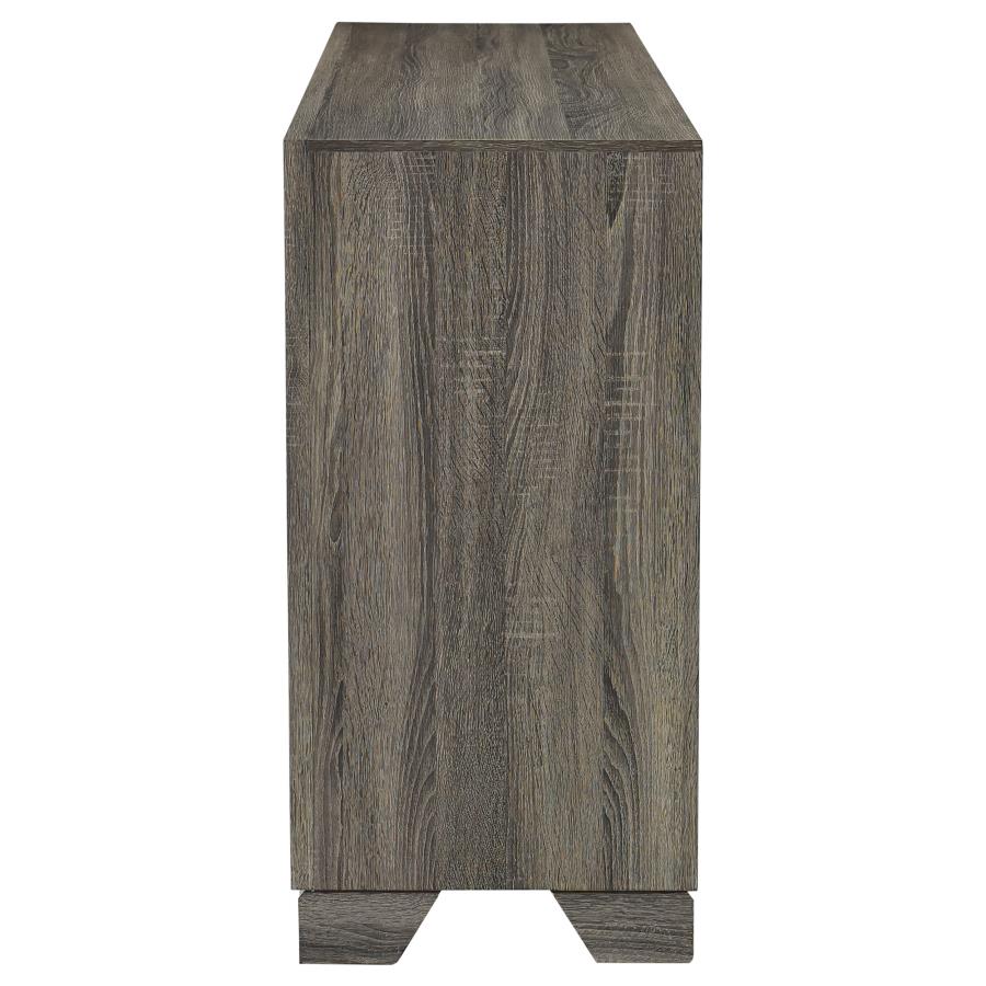Wright 6-drawer Dresser Cabinet Brown Oak-zoom-5