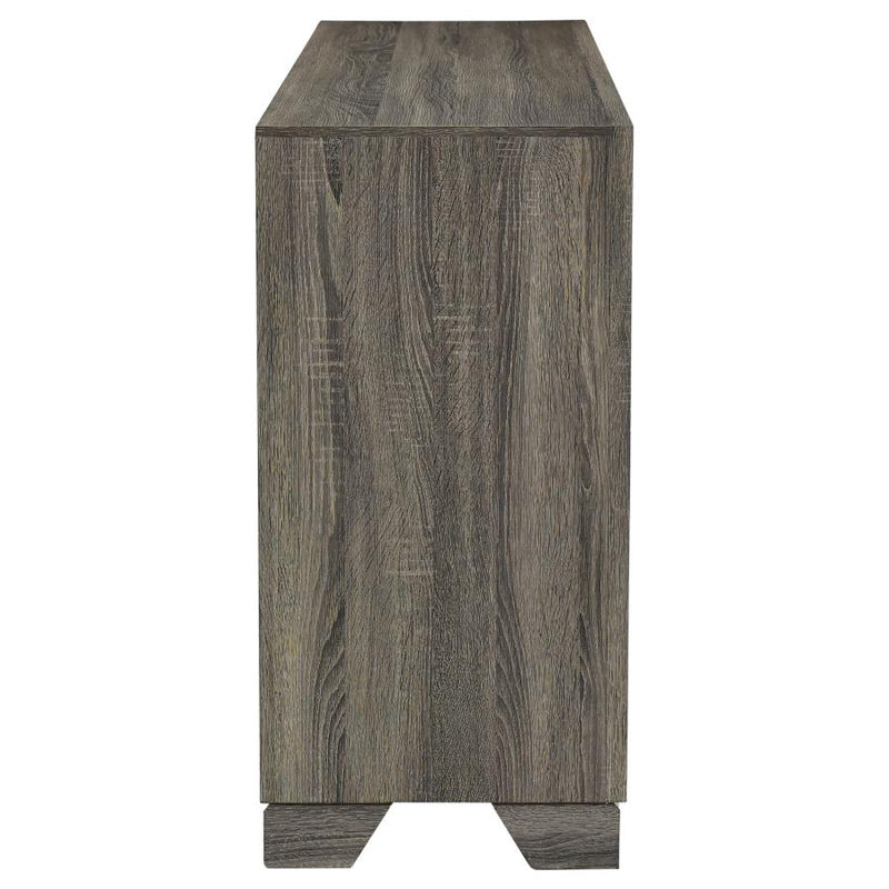 Wright 6-drawer Dresser Cabinet Brown Oak-zoom-