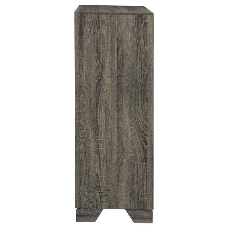 Wright 4-drawer Chest of Drawers Brown Oak-zoom-