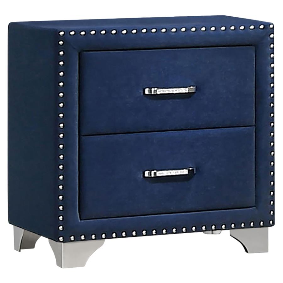 Melody 4-piece California King Bedroom Set Pacific Blue-4