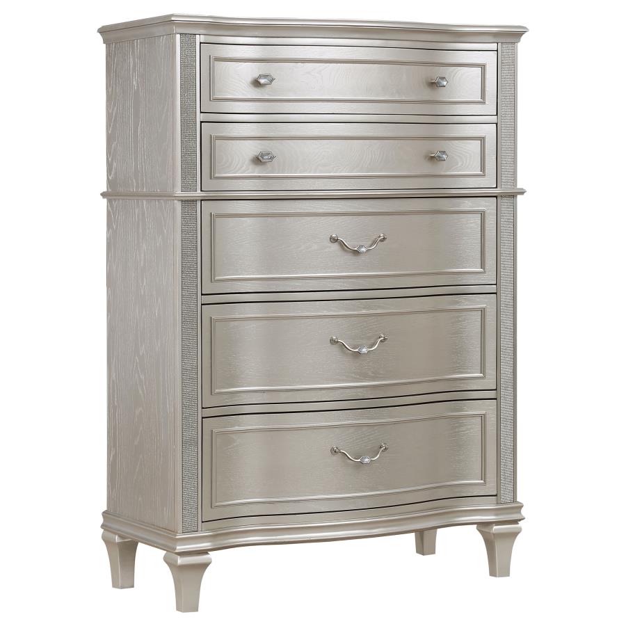 Evangeline 5-piece Eastern King Bedroom Set Silver Oak-10