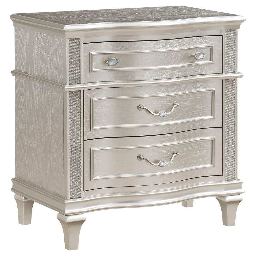 Evangeline 4-piece California King Bedroom Set Silver Oak-zoom-8