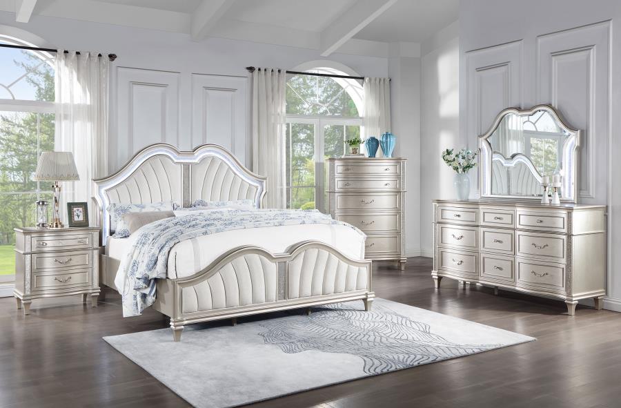 Evangeline 5-piece Queen Bedroom Set Silver Oak-zoom-1
