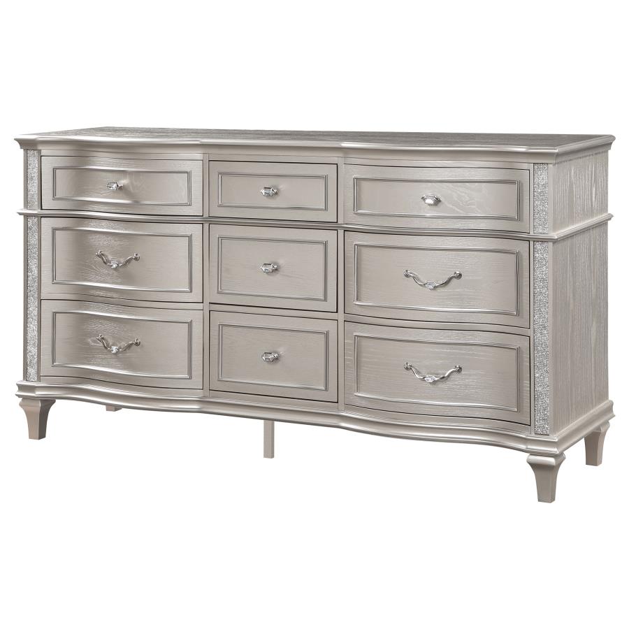 Evangeline 9-drawer Dresser Silver Oak-zoom-4