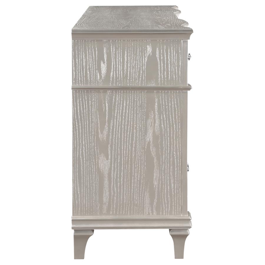 Evangeline 9-drawer Dresser Silver Oak-9