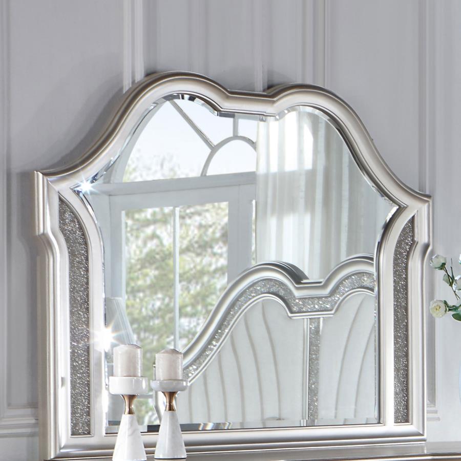 Evangeline Dresser Mirror Silver Oak-2