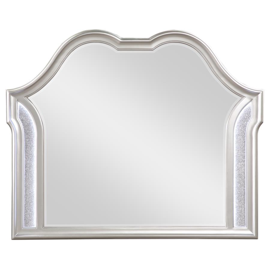 Evangeline Dresser Mirror Silver Oak-3