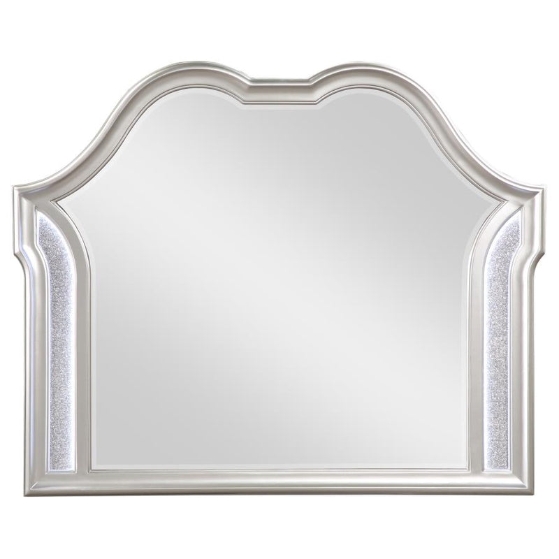 Evangeline Dresser Mirror Silver Oak-zoom-