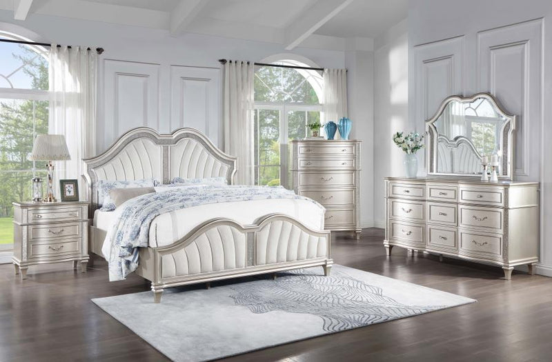 Evangeline Dresser Mirror Silver Oak-zoom-