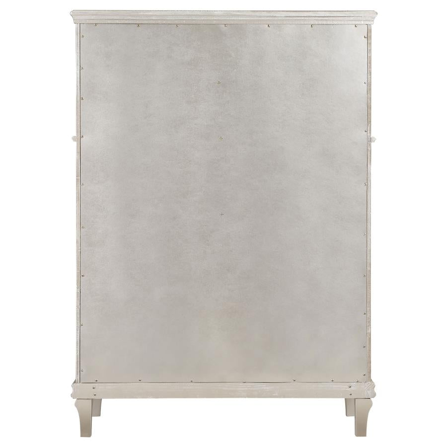 Evangeline 6-drawer Bedroom Chest Silver Oak-zoom-7