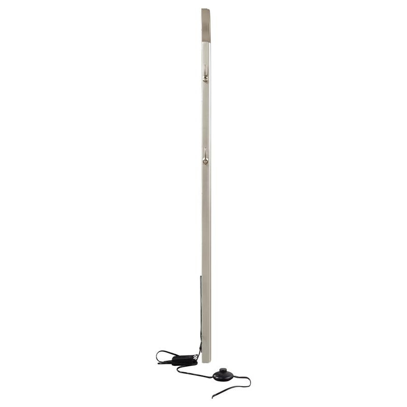 Evangeline Full Length LED Light Floor Mirror Silver Oak-zoom-