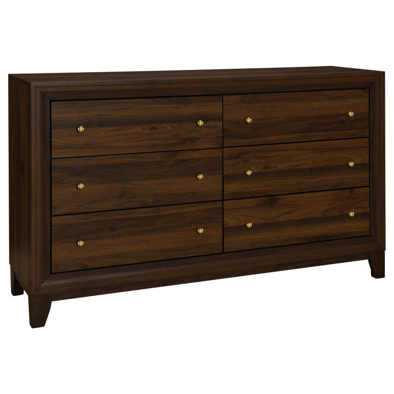 Welsley 5-piece California King Bedroom Set Walnut-zoom-