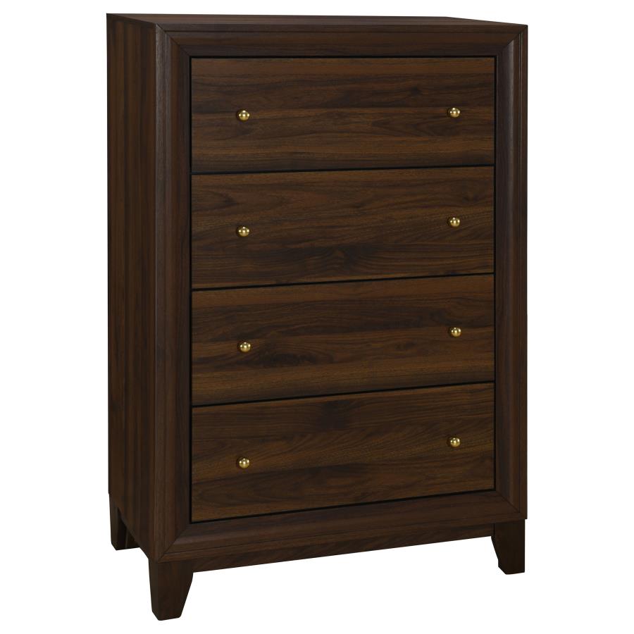 Welsley 5-piece California King Bedroom Set Walnut-11