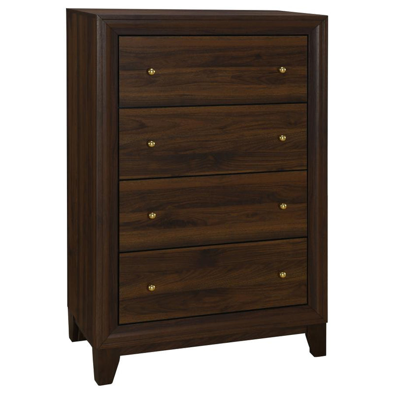 Welsley 5-piece Queen Bedroom Set Walnut-zoom-