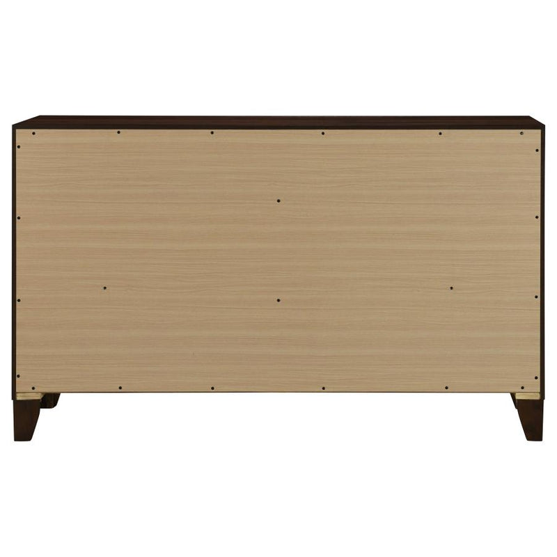 Welsley 6-drawer Dresser Cabinet Walnut-zoom-