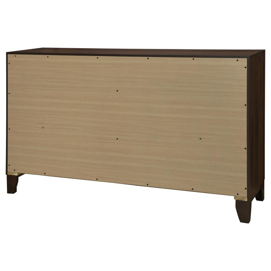 Welsley 6-drawer Dresser Cabinet Walnut-zoom-8