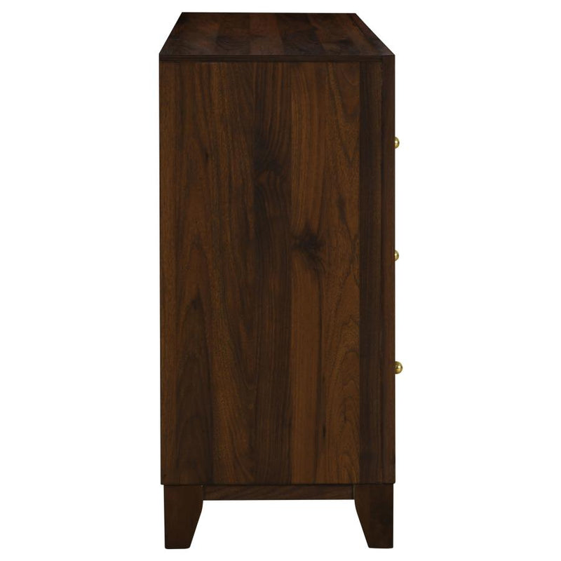 Welsley 6-drawer Dresser Cabinet Walnut-zoom-