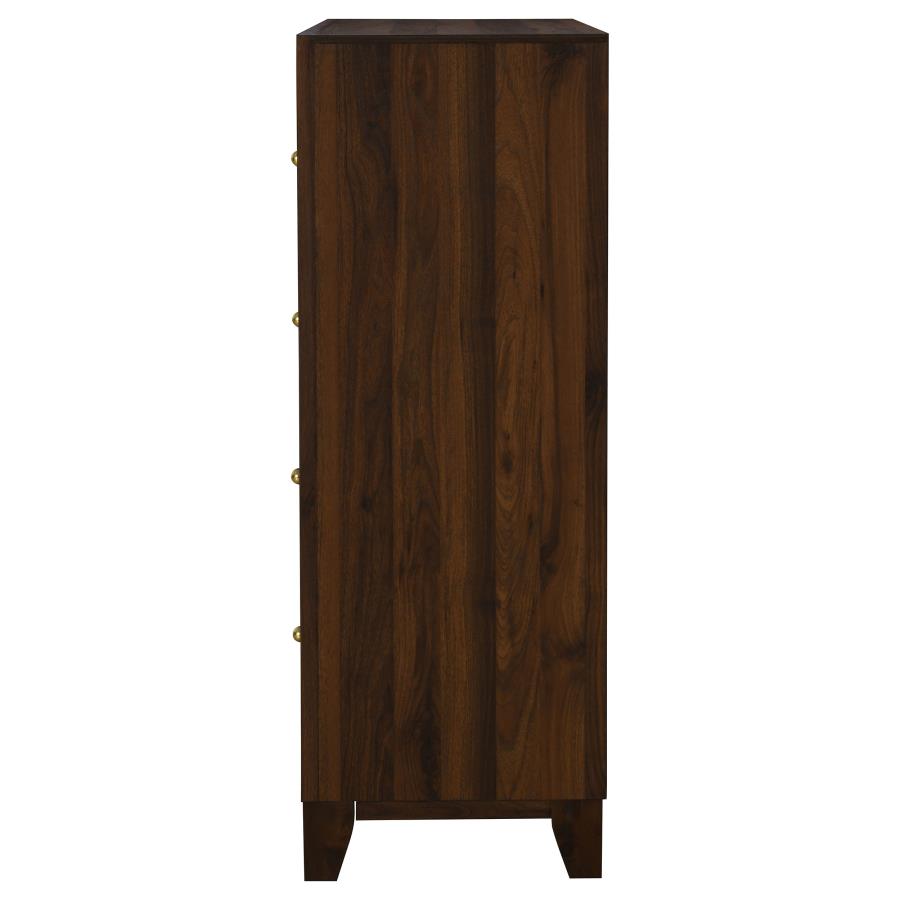 Welsley 4-drawer Chest of Drawers Walnut-zoom-5