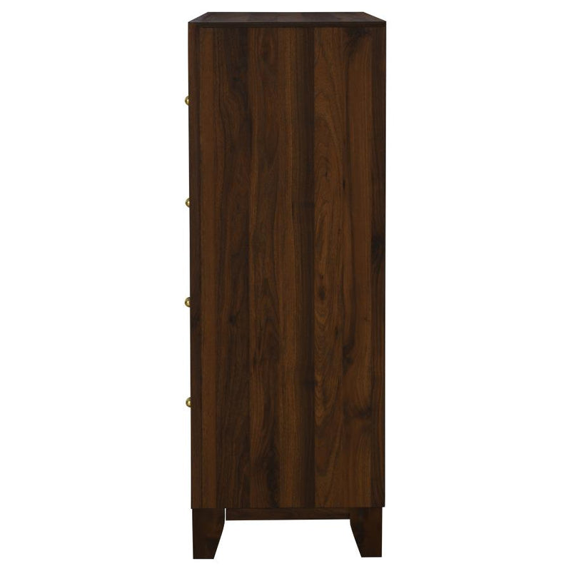 Welsley 4-drawer Chest of Drawers Walnut-zoom-