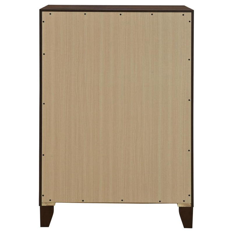Welsley 4-drawer Chest of Drawers Walnut-zoom-